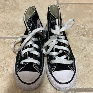 Lightly worn girls size 12 converse high top